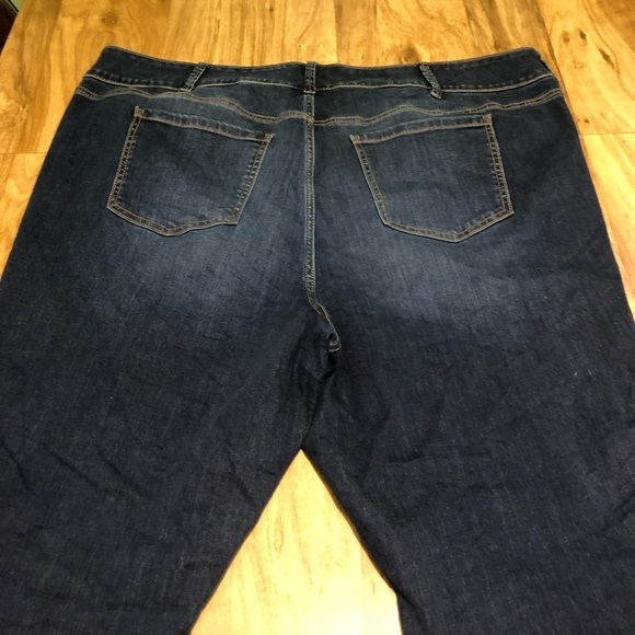 Torrid Denim Stretch Super Soft Crop Jegging Blue Jeans Womens 44x23.5 Size 26 - Picture 13 of 14